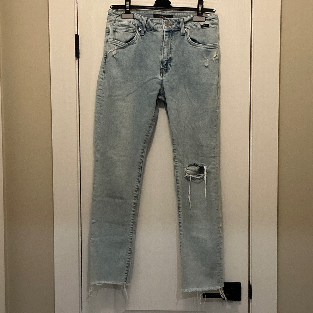 Mavi Viola high rise slim straight jean